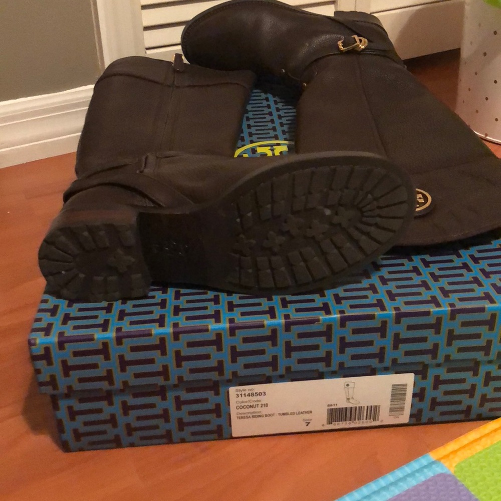 Tory Burch Teresa Riding Boots - Picture 2 of 4